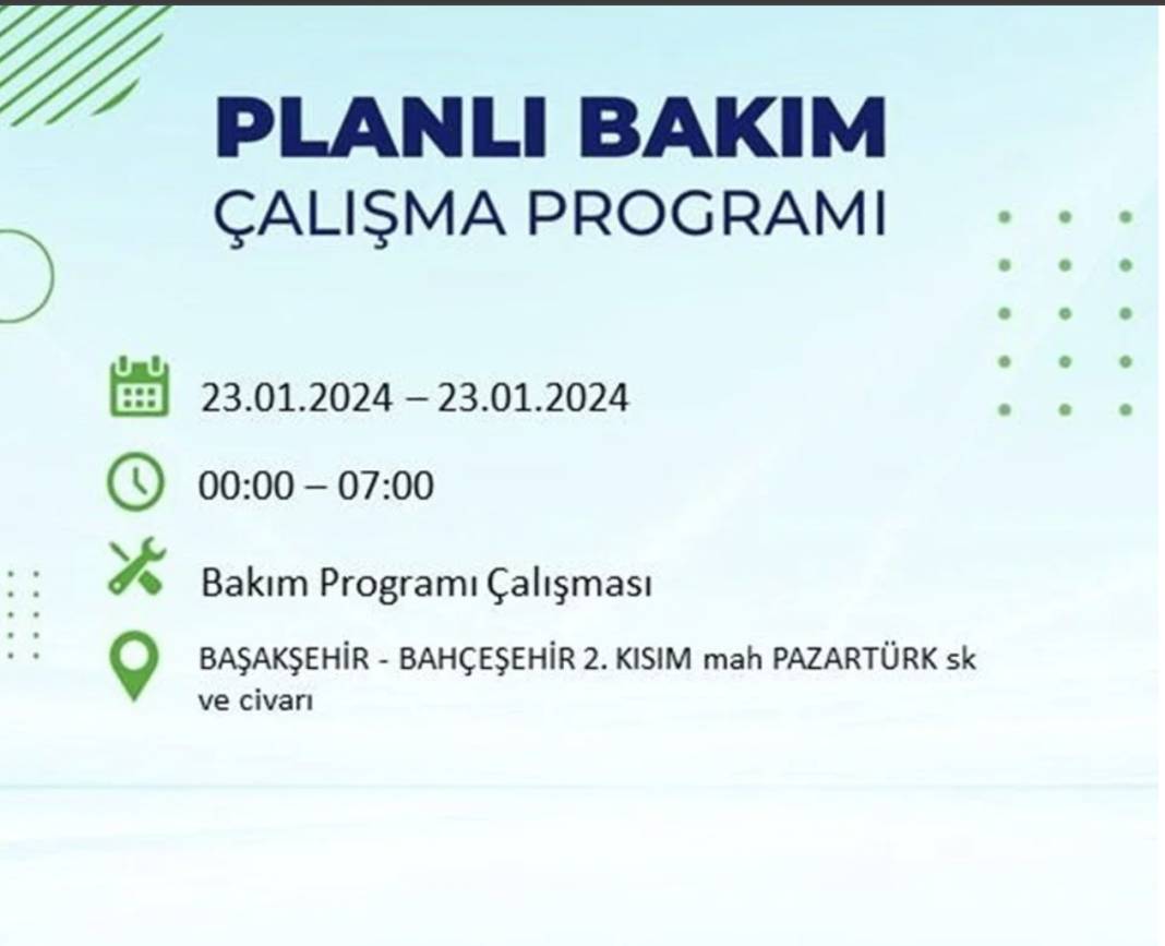 İstanbul karanlığa gömülecek! 22 ilçede saatlerce elektrik gelmeyecek! Hangi ilçelerde elektrik kesintisi var? 18